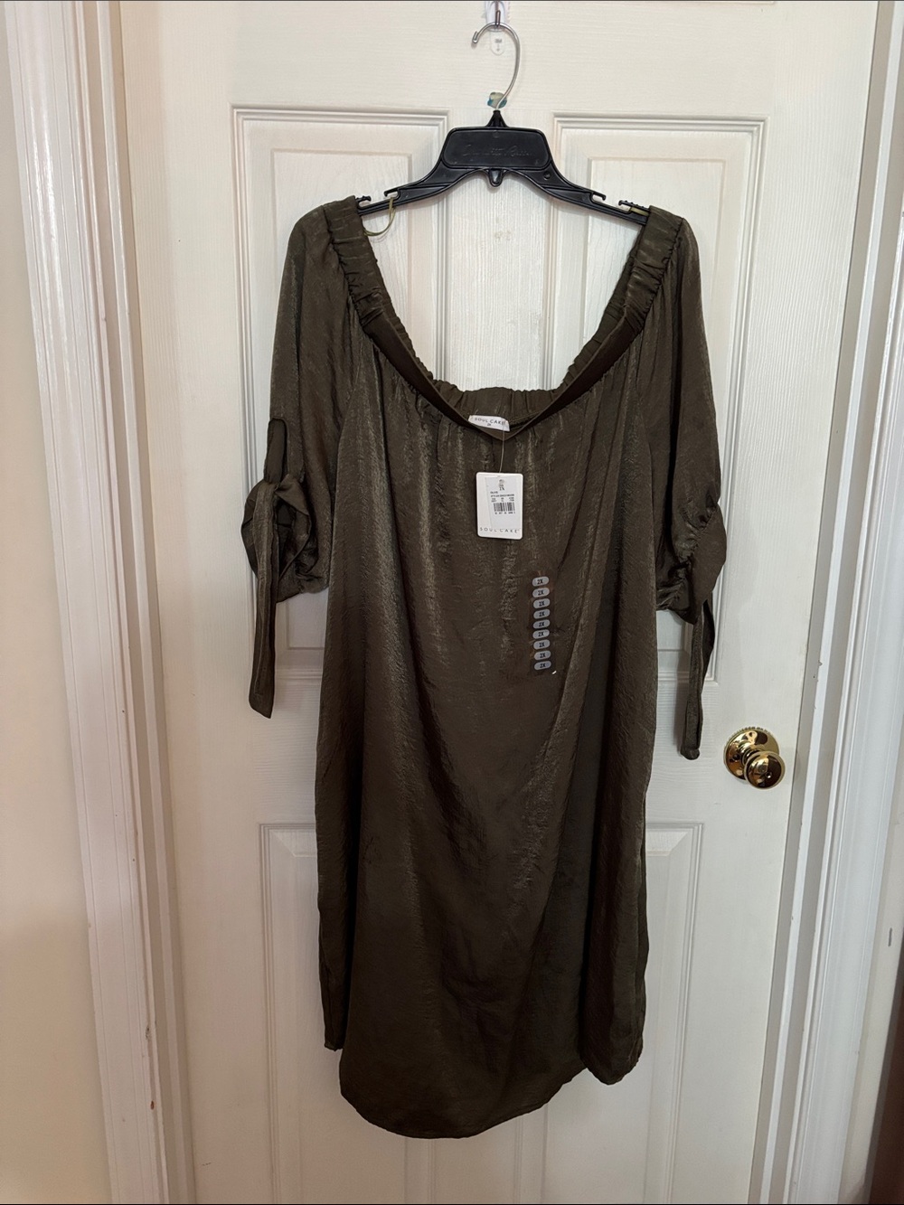 Vintage Soul Cake Olive Green Dress!